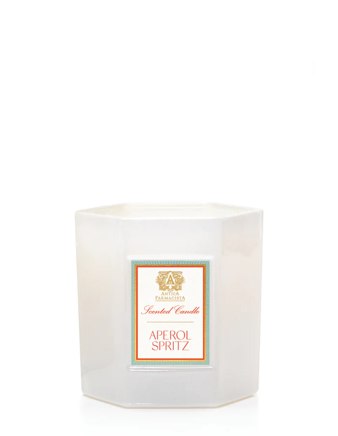 Antica Hexa Candle 9oz Candles in Aperol Spritz at Wrapsody