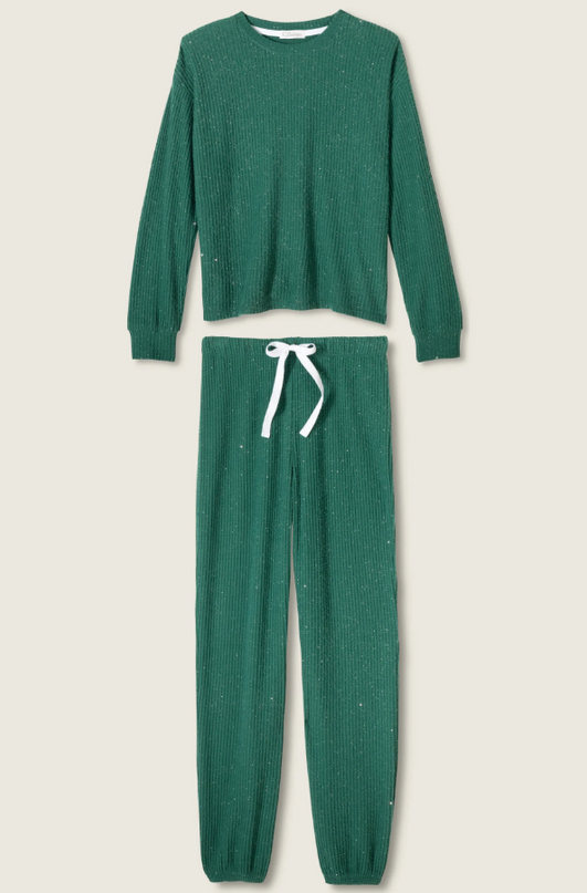 PJ Salvage Fireside Sparkle Set Loungewear in at Wrapsody