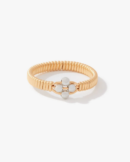 Ronaldo Timeless Elegance Gold/Silver Ring Rings in at Wrapsody