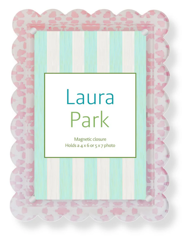 Laura Park Chintz Rose 5x7 Acrylic Frame