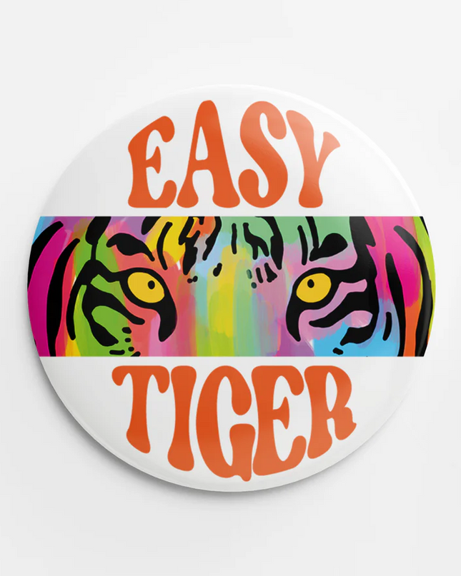 Button Eye of the Tiger Fun & Games in  at Wrapsody