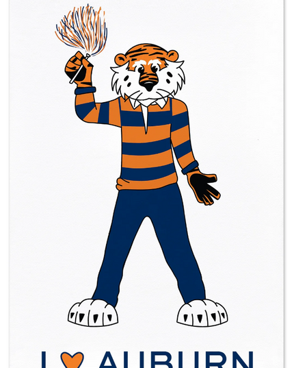 Iron Bowl Aubie Tea Towel Kitchen Towels in  at Wrapsody