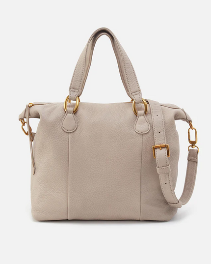 Hobo Harley Satchel in Taupe Totes in  at Wrapsody