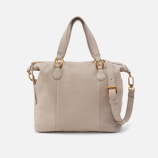 Hobo Harley Satchel in Taupe Totes in  at Wrapsody