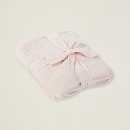 Barefoot Dreams CozyChic Ribbed Baby Blanket Blankets & Throws in Pink at Wrapsody