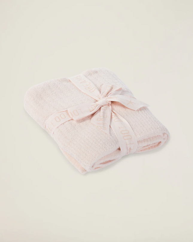 Barefoot Dreams CozyChic Ribbed Baby Blanket Blankets & Throws in Pink at Wrapsody