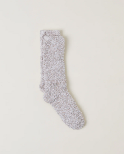 Barefoot Dreams CozyChic Heathered Socks Loungewear in Stone at Wrapsody