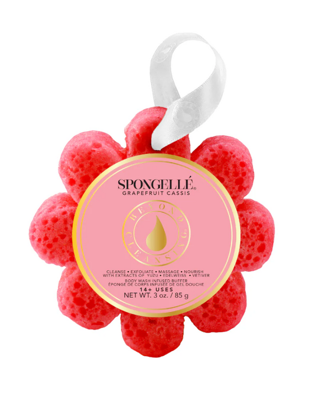 Flower Spongette 3oz Bath & Body in Grapefruit Cassis Wild at Wrapsody
