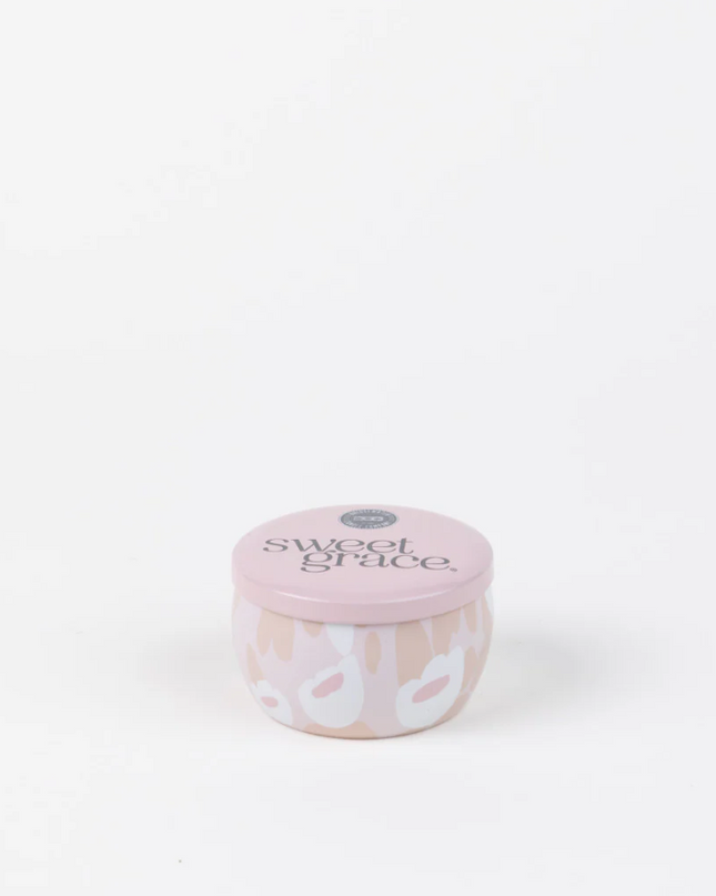 Sweet Grace Pink Tin Candle 4oz Candles in at Wrapsody