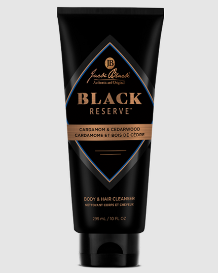 Jack Black Black Reserve Body/Hair Cleanser 10oz Bath & Body in at Wrapsody