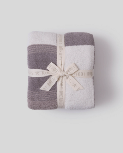 Barefoot Dreams Costa Block Beach Rock Throw Blankets & Throws in at Wrapsody