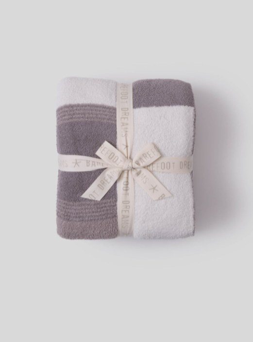 Barefoot Dreams Costa Block Beach Rock Throw Blankets & Throws in at Wrapsody