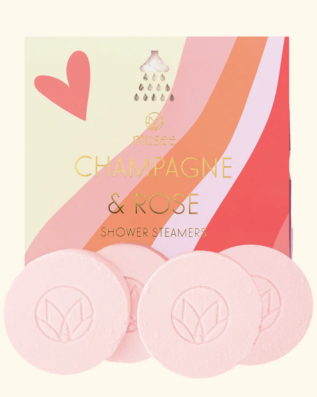 Musee Shower Steamers Bath & Body in Champagne Rose at Wrapsody