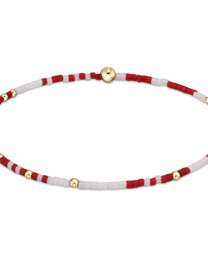Enewton Hope Unwritten Bracelet - Crimson-White Bracelets in at Wrapsody