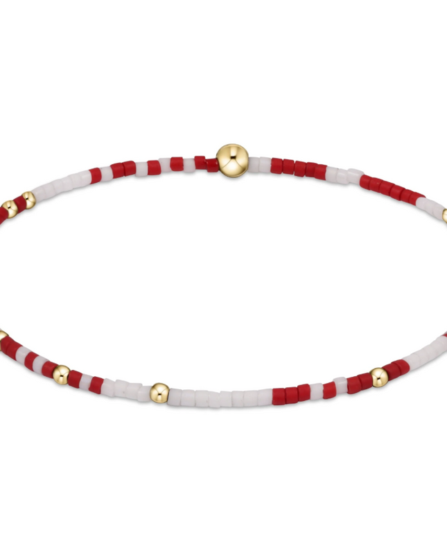 Enewton Hope Unwritten Bracelet - Crimson-White Bracelets in at Wrapsody