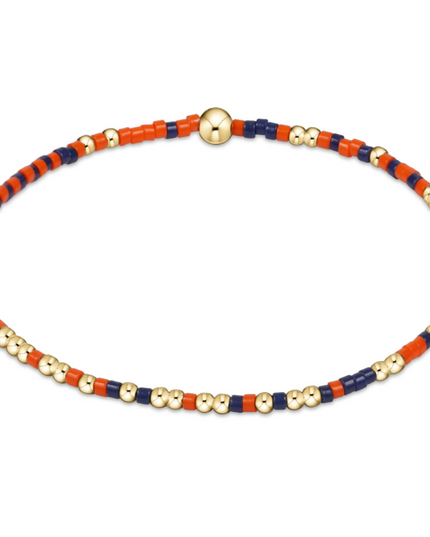 Enewton Hope Unwritten Bracelet - Bright Orange Matte Navy Mix Bracelets in at Wrapsody