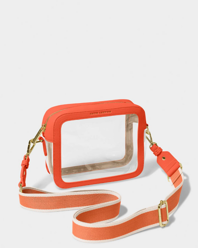 Stadium Bag Deep Orange Handbags in at Wrapsody