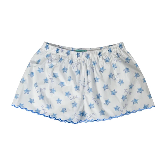 Sorority Stars Sleep Shorts Greek in Delta Delta Delta at Wrapsody