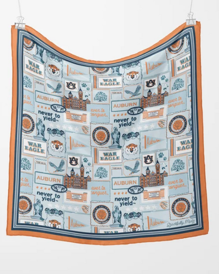 Auburn University Scarf Silk Hair Accessories in at Wrapsody