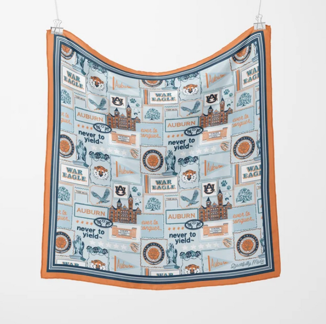 Auburn University Scarf Silk Hair Accessories in at Wrapsody