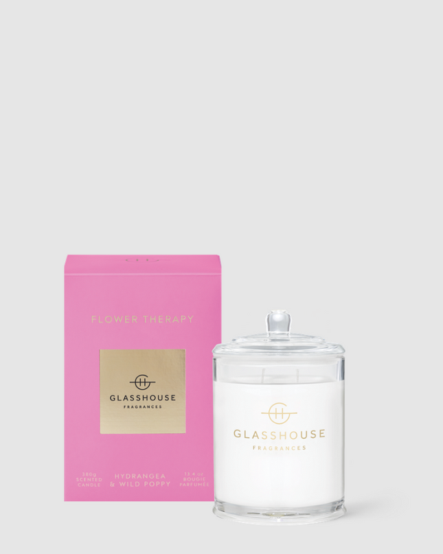 Glasshouse Candle 13.4oz - Flower Therapy Candles in at Wrapsody