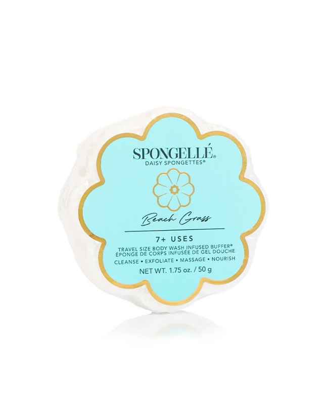 Spongelle Daisy Spongette 1.75oz Bath & Body in Beach Glass at Wrapsody