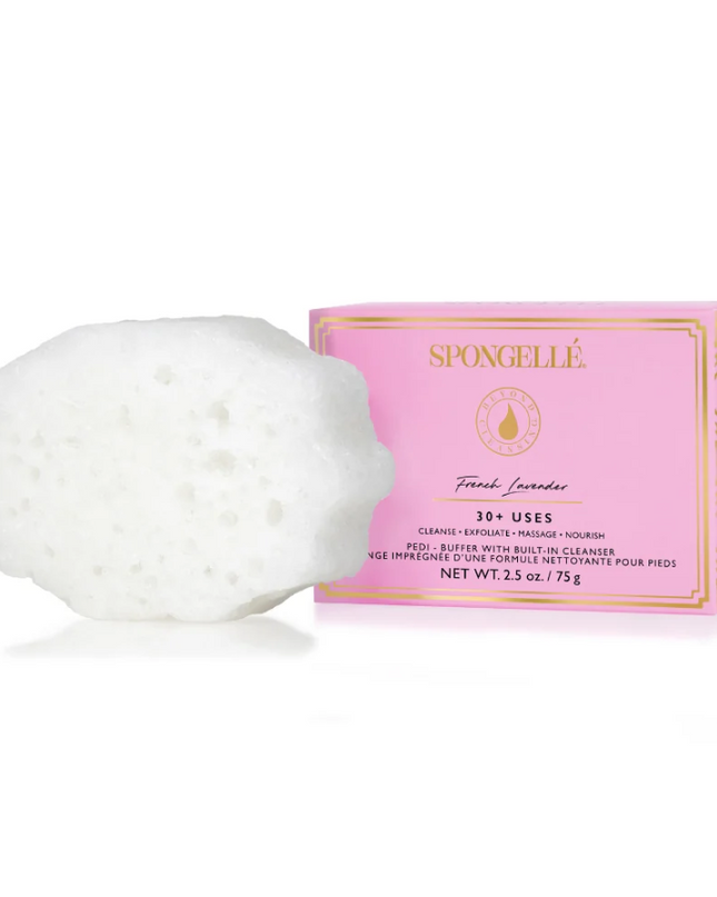Spongelle Pedi Buffer Bath & Body in French Lavender at Wrapsody