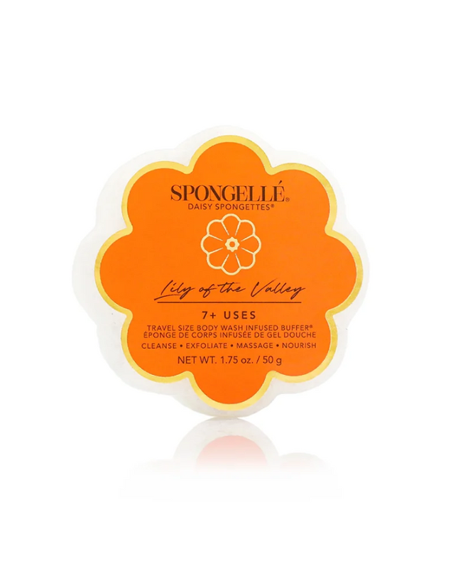 Spongelle Daisy Spongette 1.75oz Bath & Body in Lily of the Valley at Wrapsody