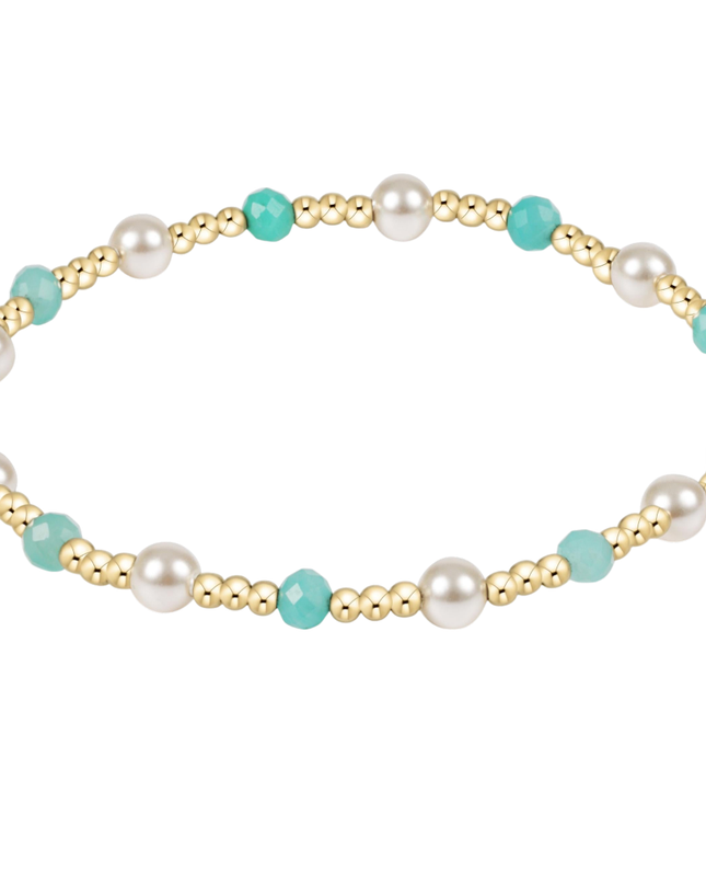 Enewton Pearl Sincerity 4mm Bracelet Amazonite Bracelets in at Wrapsody
