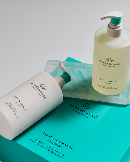 Glasshouse Hand Care Duo Set- Lost In Amalfi Bath & Body in at Wrapsody