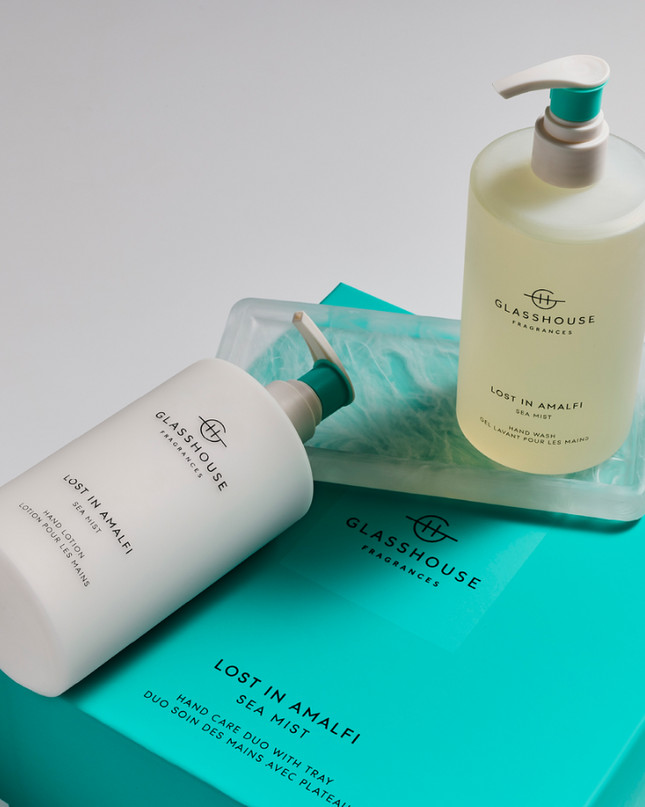Glasshouse Hand Care Duo Set- Lost In Amalfi Bath & Body in at Wrapsody