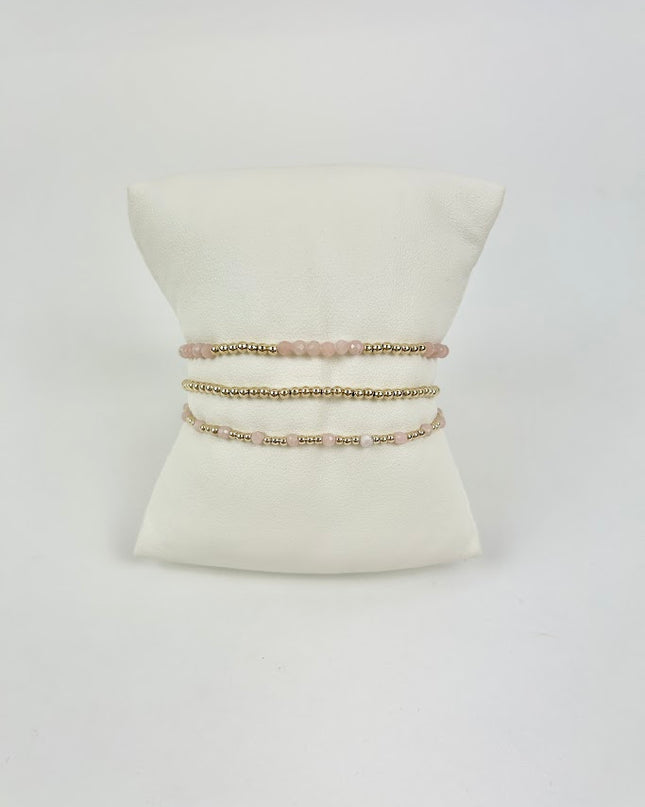 Enewton Gemstone Gold Pink Opal Bracelet Stack Bracelets in at Wrapsody