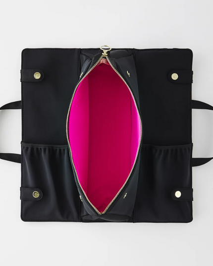 Hair Tools Bag Black/Pink Travel Accessories in at Wrapsody