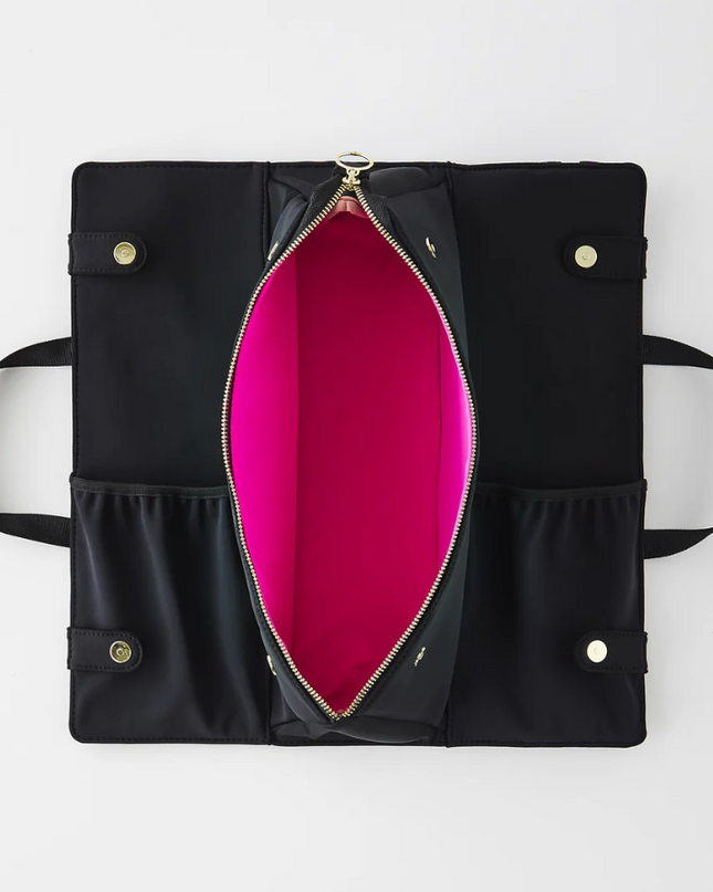 Hair Tools Bag Black/Pink Travel Accessories in at Wrapsody
