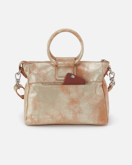 Hobo Sheila Medium in Saddle Stardust Handbags in at Wrapsody