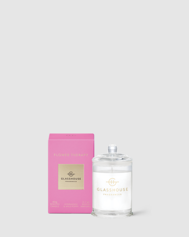Glasshouse Candle 2.1oz Flower Therapy Candles in at Wrapsody