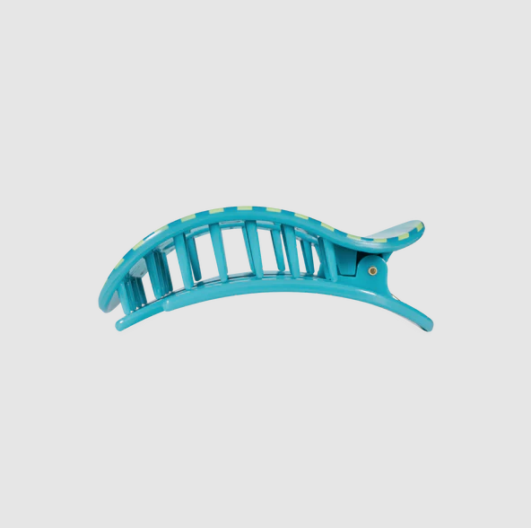 Teleties Cabana Cutie Round Flat Clip Medium Hair Accessories in at Wrapsody