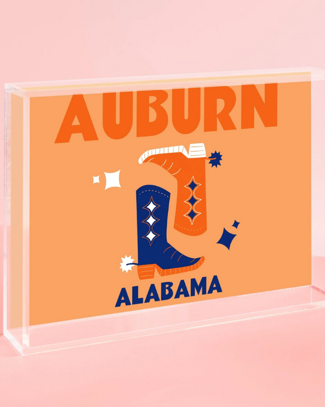 Auburn Kickoff Small Acrylic Tray Home Decor in at Wrapsody