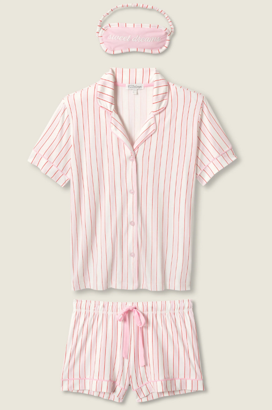 PJ Salvag Feeling Loved Ivory Set Loungewear in at Wrapsody