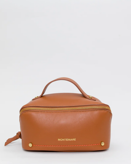 Roma Foldout Toiletry Case Cognac Travel Accessories in at Wrapsody