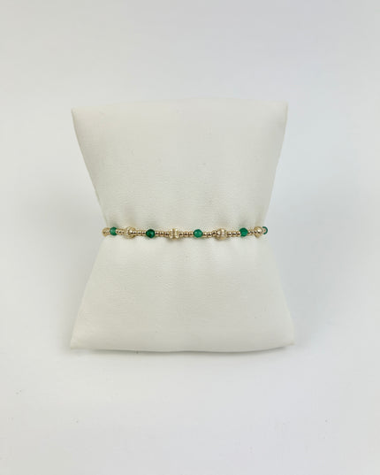 Enewton Dignity Sincerity 4mm Bracelet - Green Onyx Bracelets in  at Wrapsody