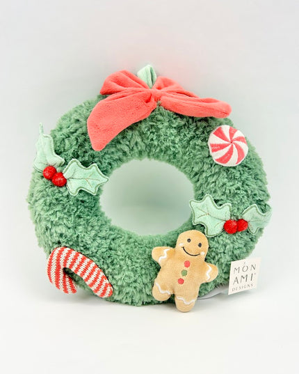 Wreath Festive Green Soft Toys in  at Wrapsody