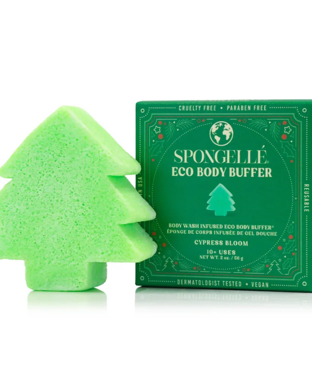 Spongelle Holiday Tree Sponge Cypress Bloom