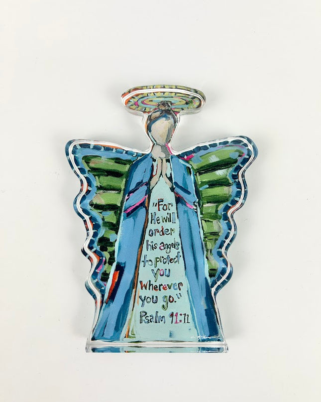 Angel To Protect You Acrylic Block Home Decor in  at Wrapsody