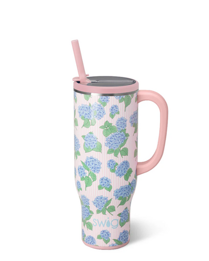 Swig 30oz Mega Mug Hydrangeas