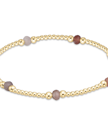 Extends Purpose Gemstone 4mm Bracelet Botswana Agate