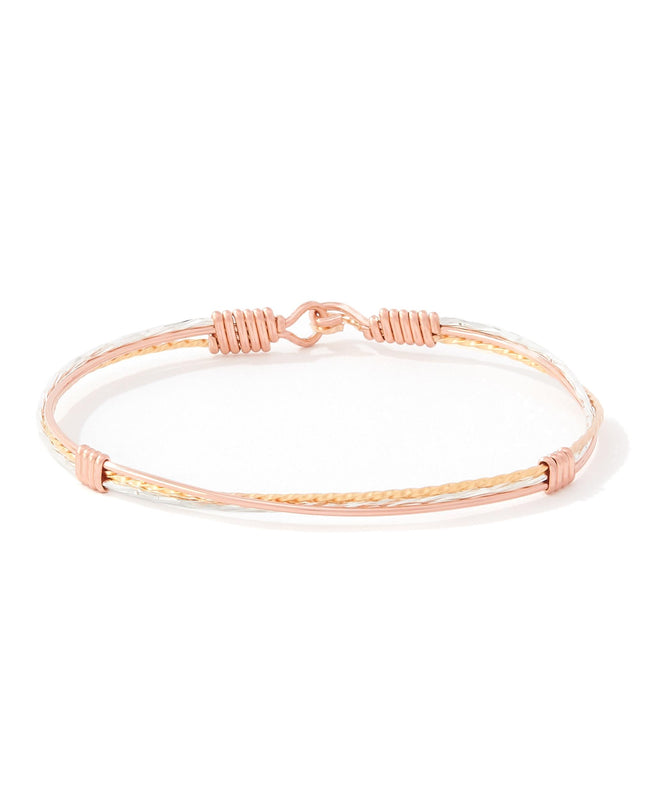 Ronaldo Dare To Dream Rose Gold/Gold Bracelet Bracelets in 6.75 at Wrapsody