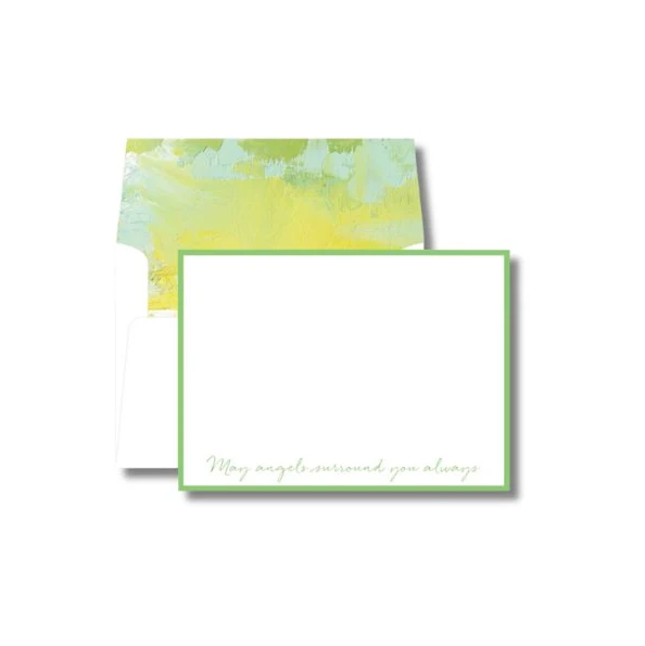 Anne Neilson May Angels Surround You Notecards Paper in at Wrapsody