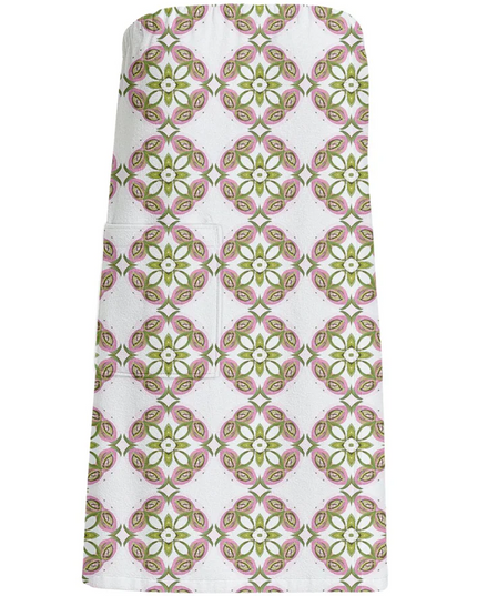 Hibiscus Bath Wrap Loungewear in at Wrapsody