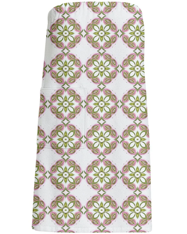 Hibiscus Bath Wrap Loungewear in at Wrapsody